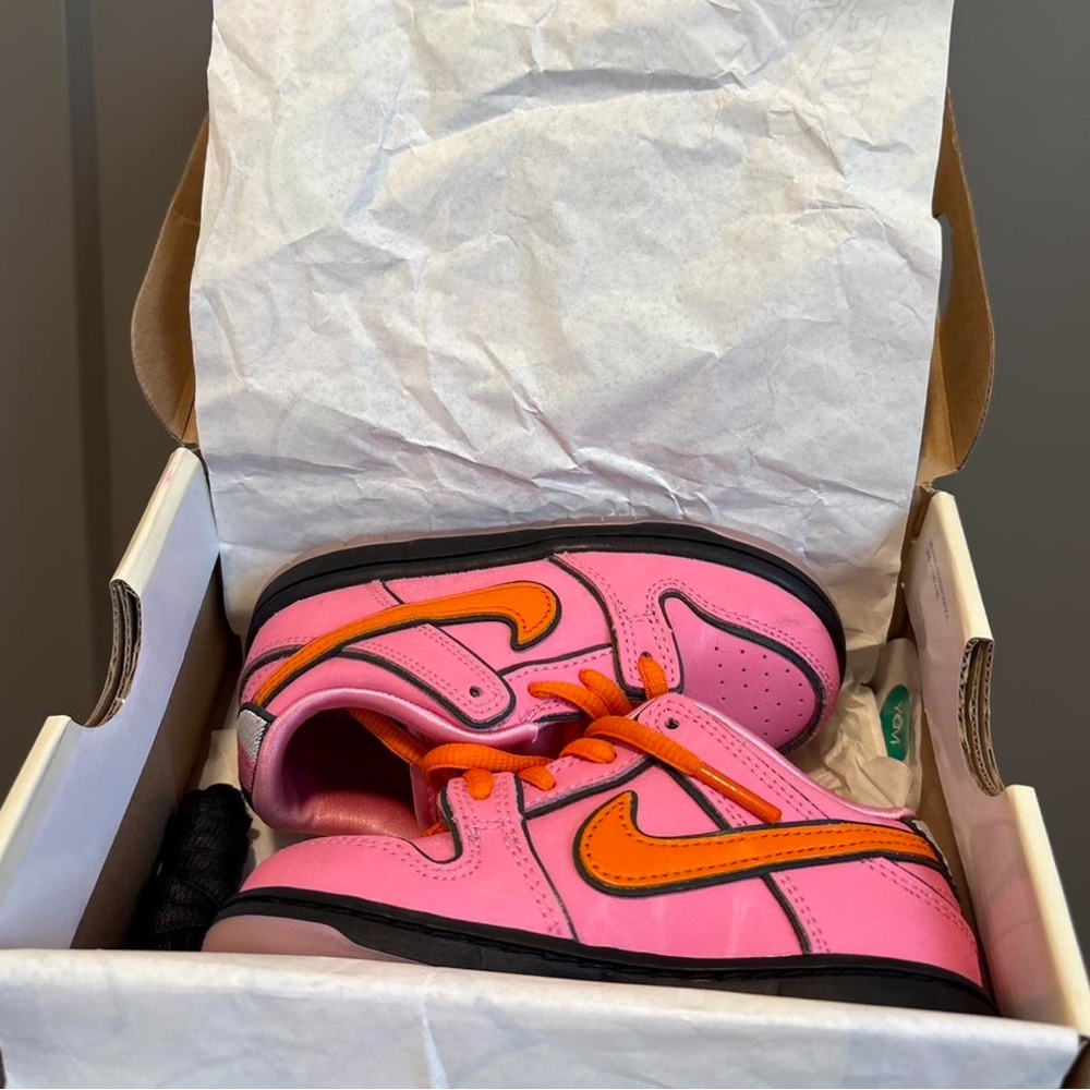 The Powerpuff Girls x Nike Dunk Low Pro SB TD 'Blossom'